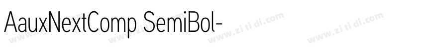 AauxNextComp SemiBol字体转换